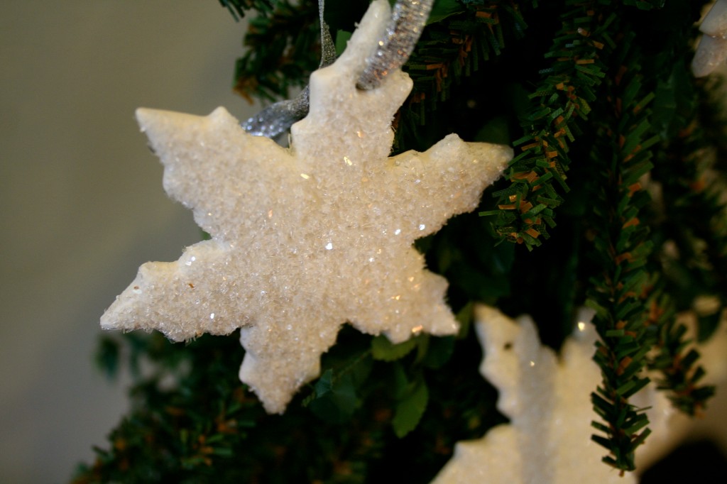 Christmas ornament made from Cloud Clay