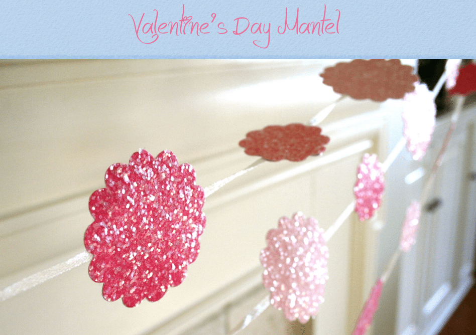Valentine's Day Mantel