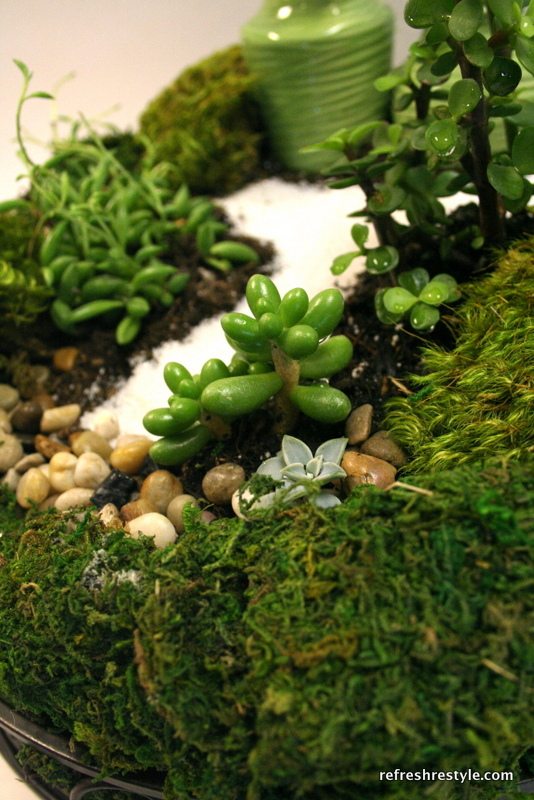 Great idea for a super cute mini garden