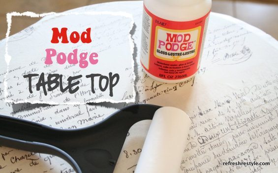 Mod Podge Tabletop