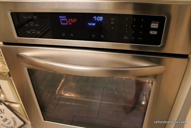 Preheat the oven to 250 degree F.