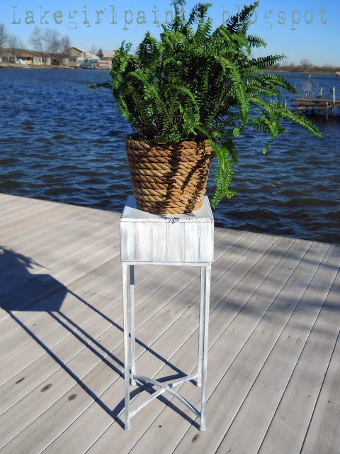 Old Plant Stand Makeover
