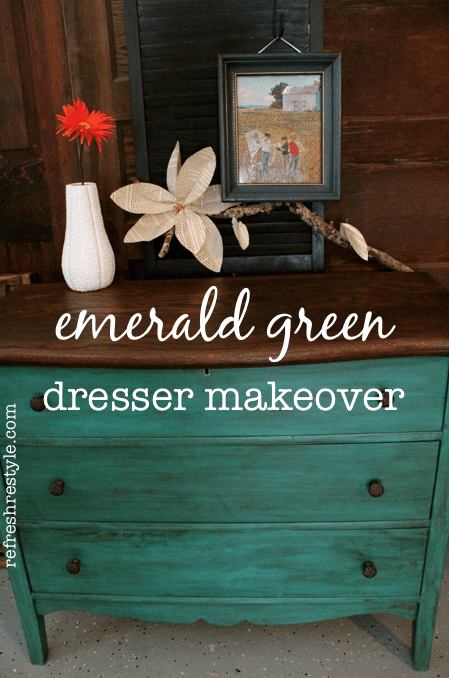 Emerald Green Dresser