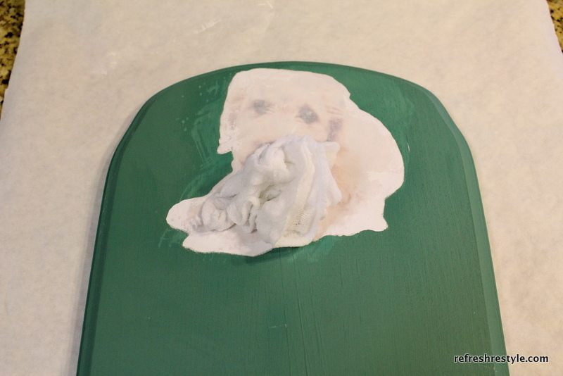 wet cloth on photo