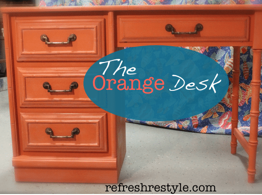 Orange desk