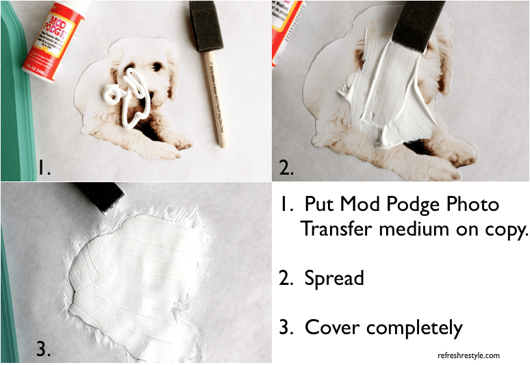 How to use Mod Podge Photo Transfer