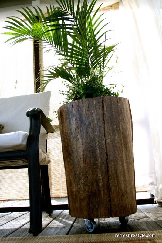 tall stump table