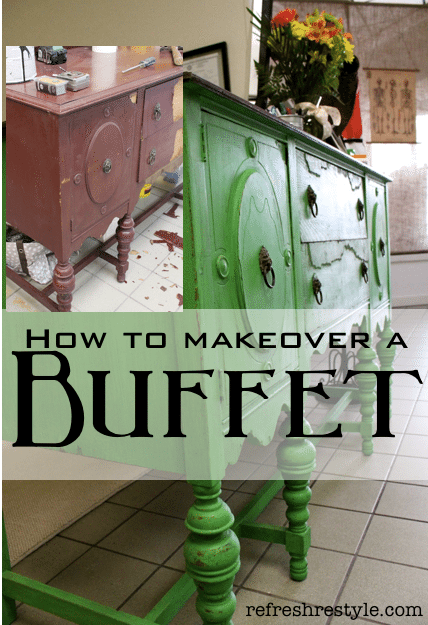 A Buffet Make over {Maison Blanche - St. Anne}