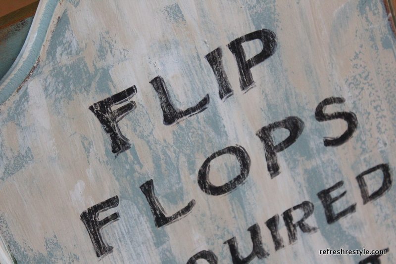 flip flop sign