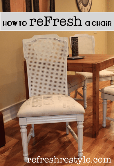 How to refresh a chair