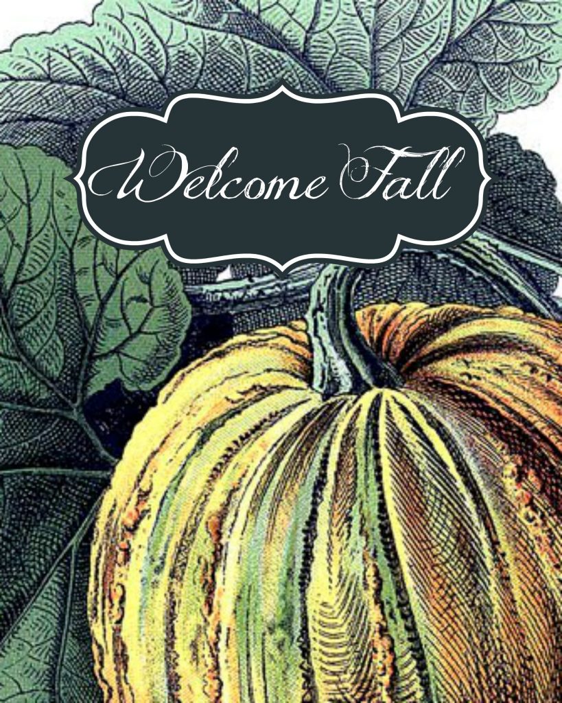 Autumn Print - free fall printable - Farmhouse decor idea from Refresh Restyle