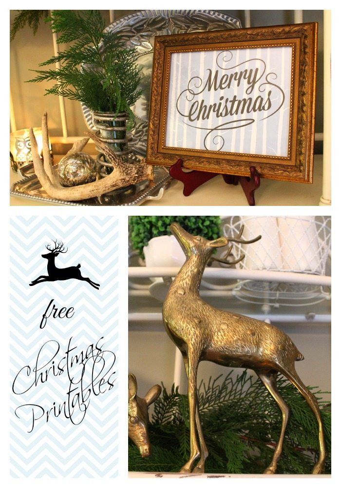 Christmas Printables in Blue