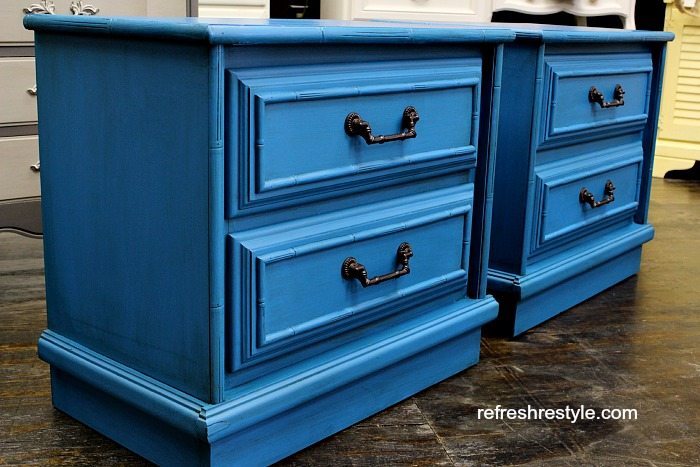 Faux Bamboo Furniture - Painted