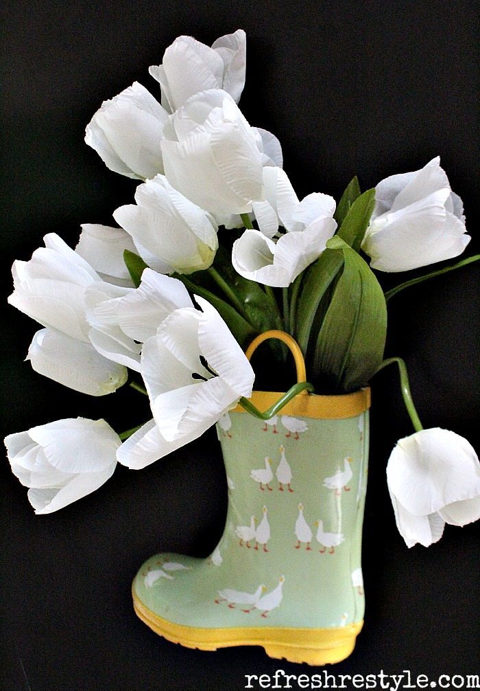 Rain Boots Tulips and boots