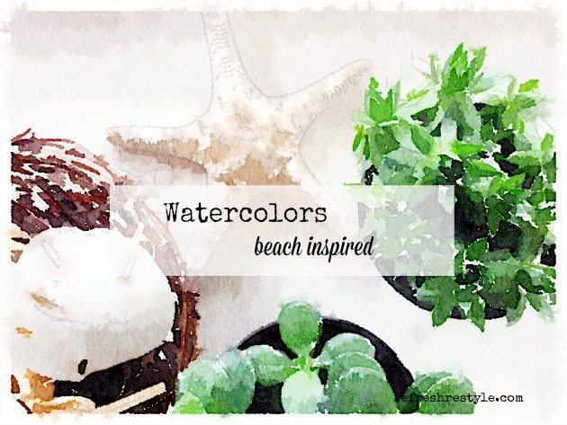 Watercolor - Beach Inspired