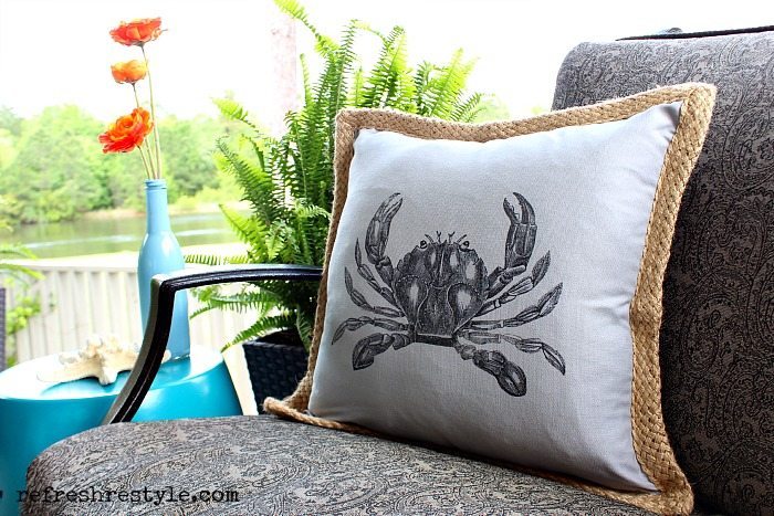 Beach Inspired - Pillow Crab