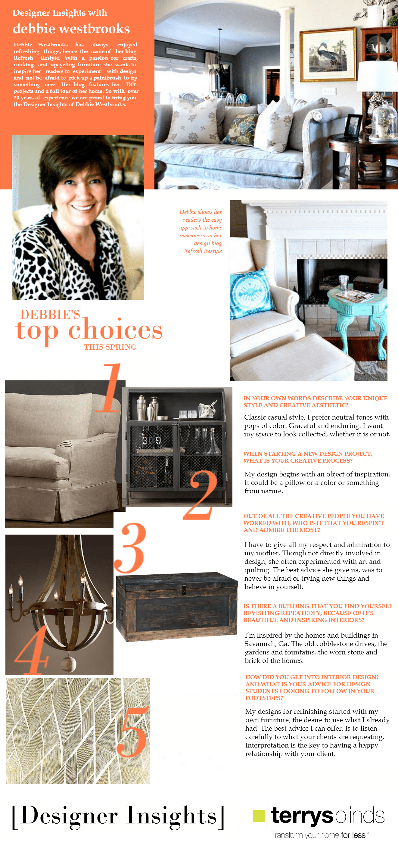 Designer Insights - Terrys Blinds