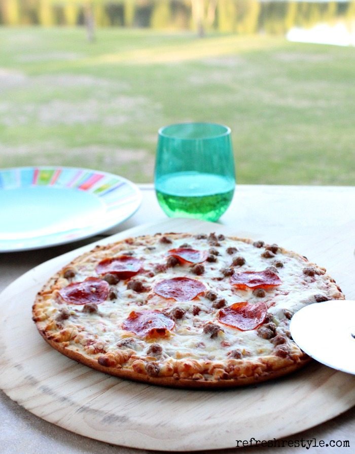 Grilled Pizza