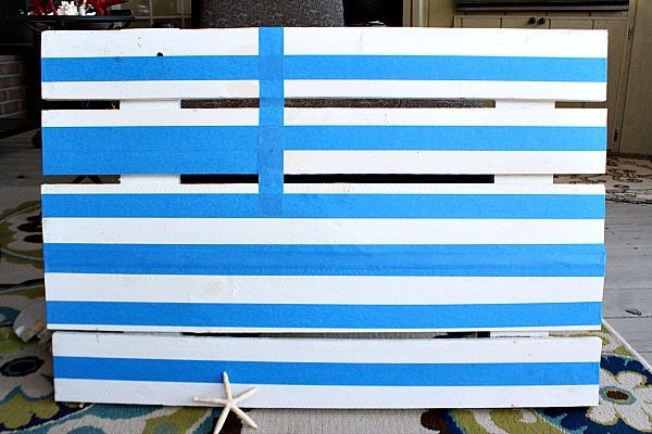 Beach colors coastal inspired flag