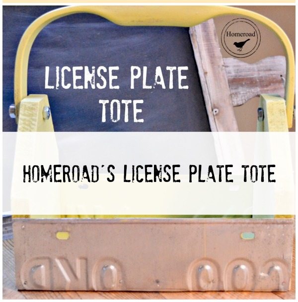 License Plate Tote - Homeroad