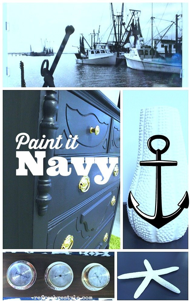 Navy Maison Blanche