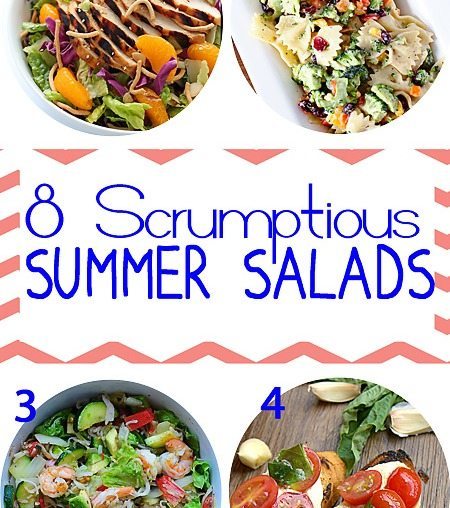 8 Scrumptious Summer Salads and Inspiration Monday Party