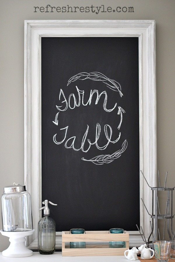 How to paint a farm table. #farmtable#maisonblanchepaint #paintedfurniture #ad #refreshrestyle