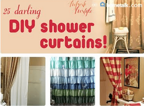 DIY Shower Curtains 25 Awesome Ideas