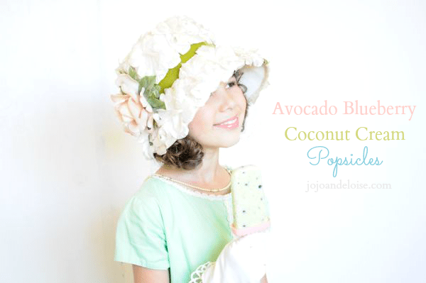 05 - JoJo and Eloise - Avocado Blueberry Coconut Cream Popsicles