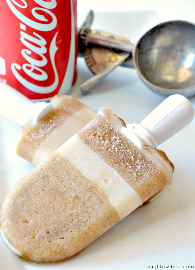 08 - A Night Owl Blog - Coke Float Popsicles