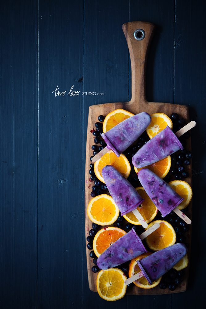 10 - Two Loves Studio - Blueberry Orange Icy Pops