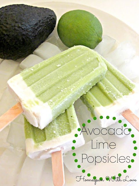17 - Homespun with Love - Avocado Lime Popsicles