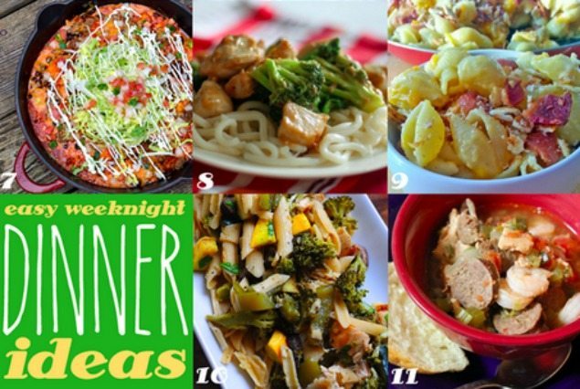 Weeknight Dinner Recipes and Inspiration Monday!
