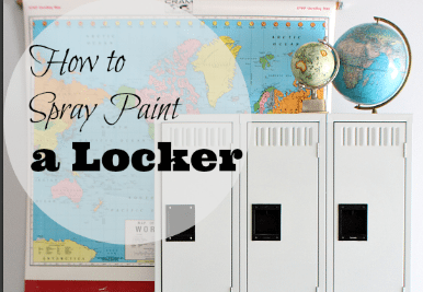 How to Spray Paint a Locker
