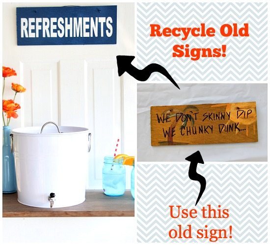 How To Make a Sign - Recycled Wood