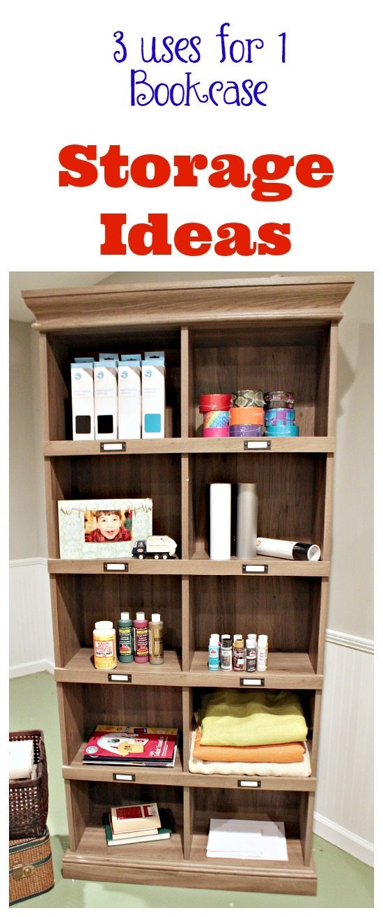 Bookcase Storage Ideas