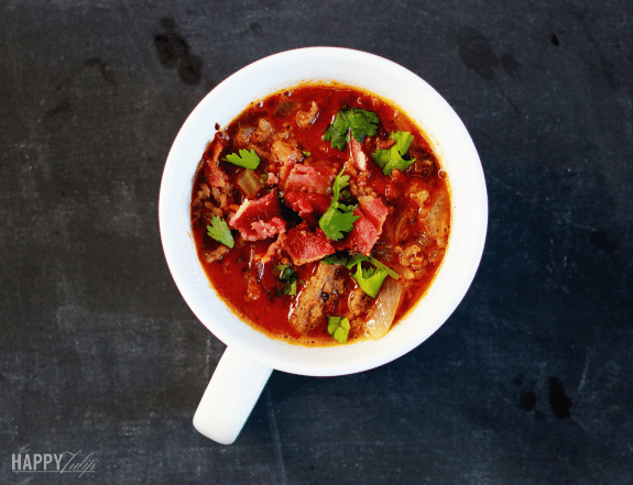 paleo chili │thehappytulip