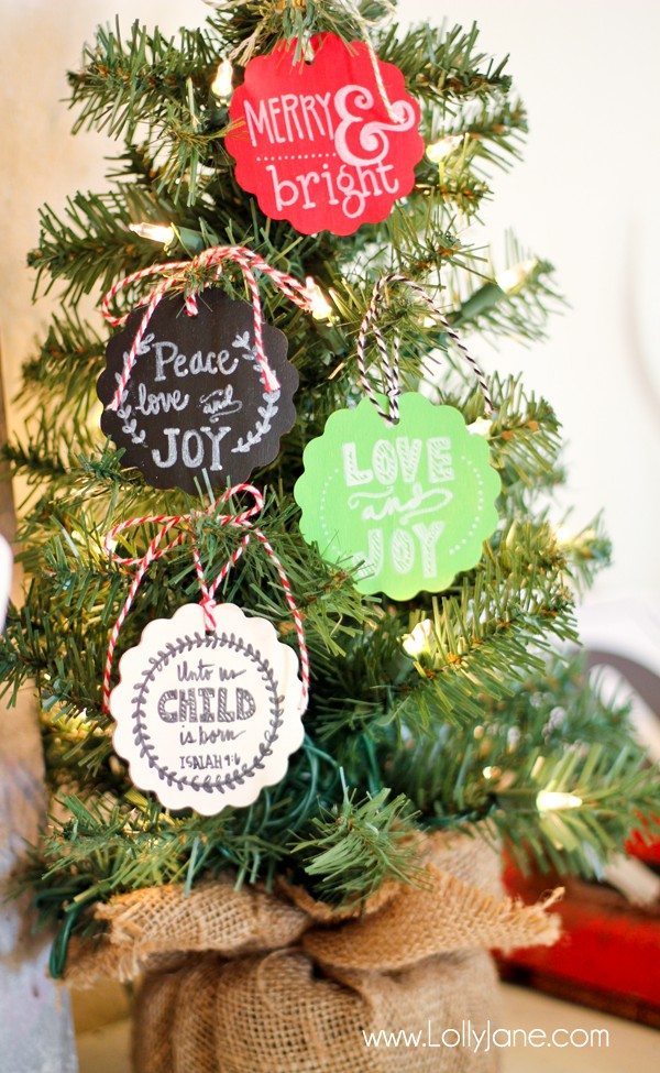 06 - Lolly Jane - Chalkboard Christmas Ornament Tags