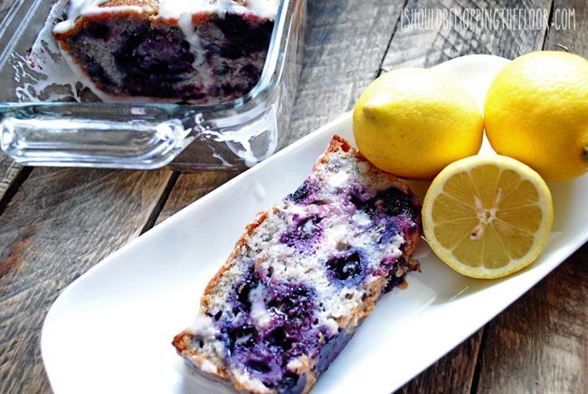 09 - I Should Be Mopping the Floor - Lemon Glazed Blueberry Bread