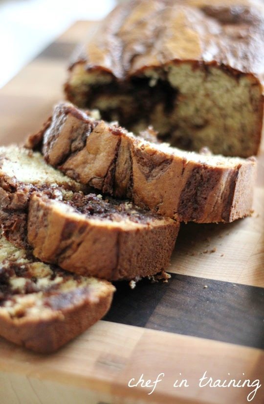 16 - Chef in Training - Nutella Banana Bread