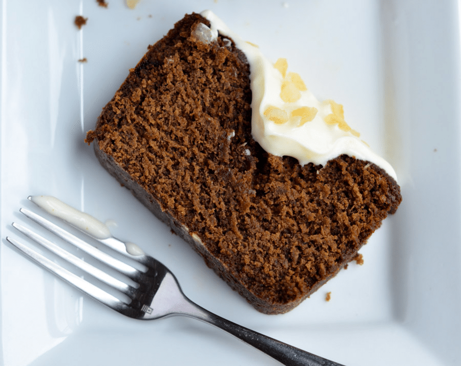 19 - Brazilian Flair in the USE - Gingerbread with Lemon Cream Cheese Frosting