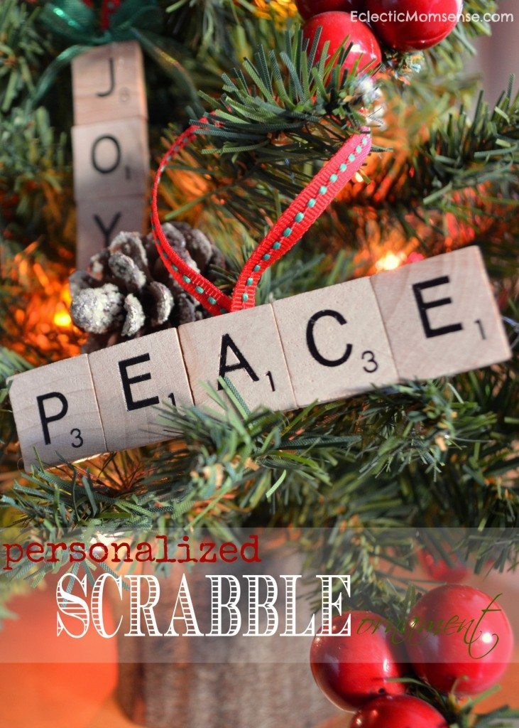 20 - A Night Owl Blog - Personalized Scrabble Ornament