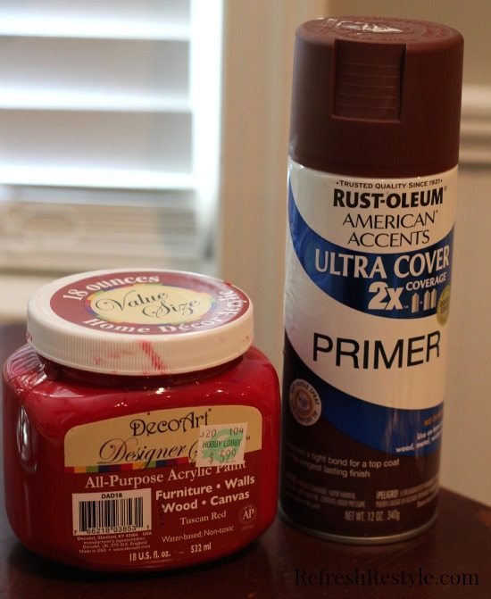 DecorArt Paint and Rust-Oleum Primer