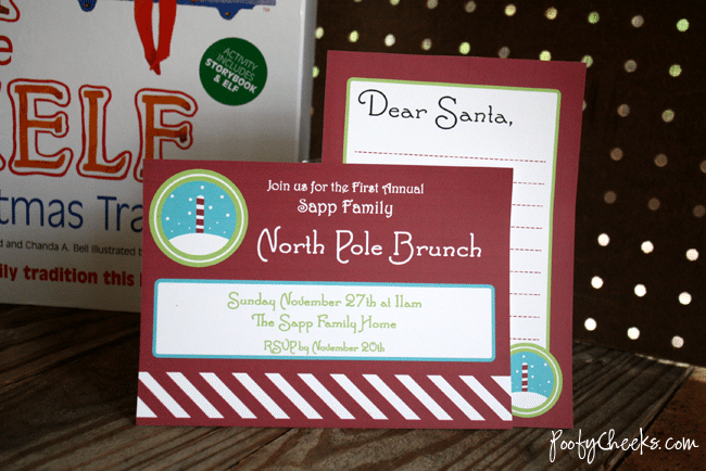 Poofy Cheeks - North Pole Elf Christmas Brunch Printables