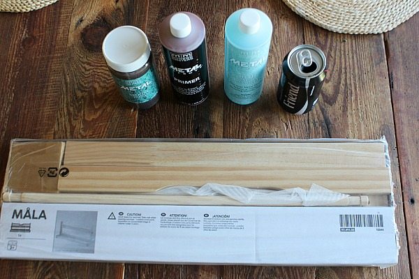 Ikea Hack Mala with Modern Masters Paint