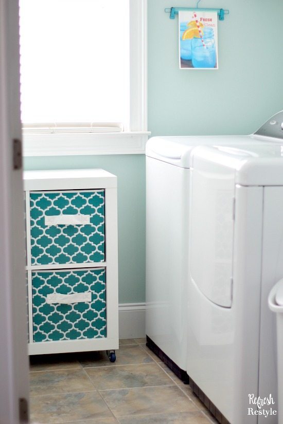 Laundry room view from the kitchen