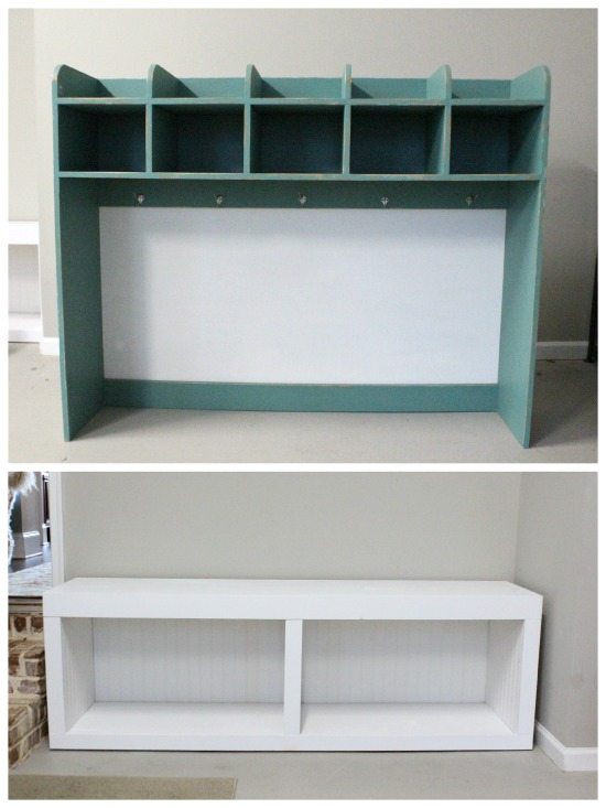 Putting together an organized garage.