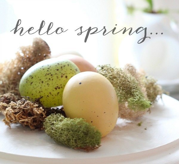 Fresh spring ideas, free decor, shop your house