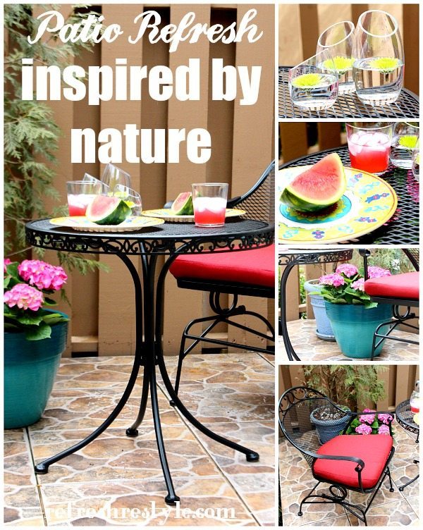 Patio Refreshed with Color