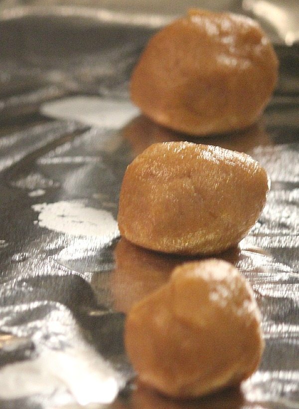 Rolled Peanut Butter Cookies